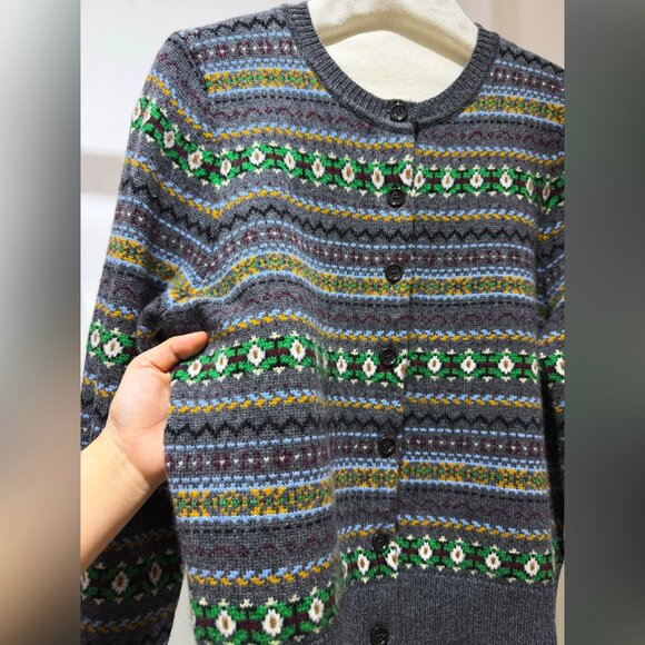 Doen Faustine Cardigan in Dashwood Fair Isle - Picture 6 of 13